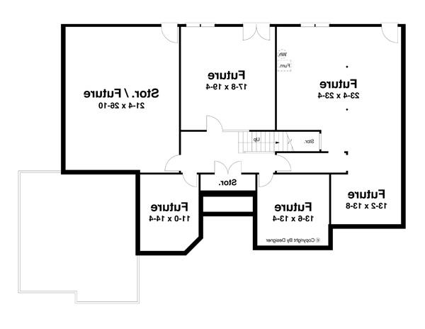 Lower Level image of GREENSBOUROUGH House Plan
